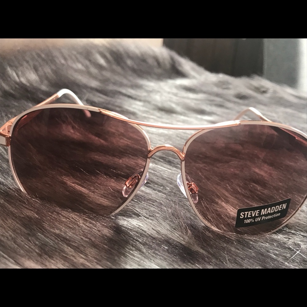 White Steve Madden Sunglasses !!!
